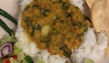 Spinach Dal Rice is a healthy & comforting